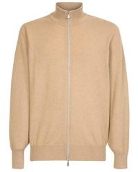 Brunello Cucinelli - Zip-Up Cashmere Jumper - Lyst