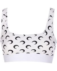 Marine Serre - Moon-Printed Sleeveless Sports Bra - Lyst