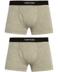 Tom Ford - Pack Of Two Logo Waistband Stretched Briefs - Lyst