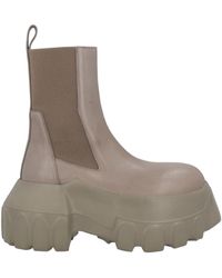 Rick Owens - Minimalist Platform Leather Boots - Lyst