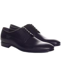 Emporio Armani - Lacing Business Casual Shoes - Lyst