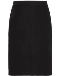 The Row - Front-Split Midi Skirt - Lyst