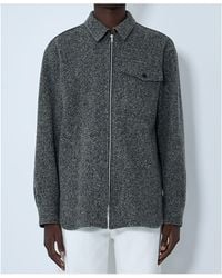 Dries Van Noten - Herringbone Zip-Up Jacket - Lyst