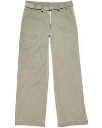 Acne Studios - Belted Wide-Leg Trousers - Lyst