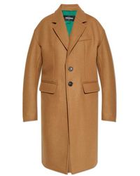 DSquared² - Button-Fastening Wool-Blend Coat - Lyst