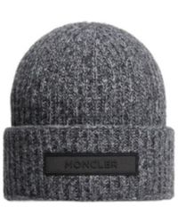 Moncler - Mouliné Wool Cashmere Beanie - Lyst