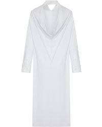 Balenciaga - Collared Long-Sleeved Shirt Dress - Lyst