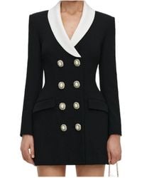 Self-Portrait - Tailored Blazer Mini Dress - Lyst
