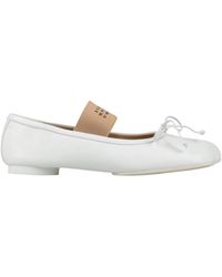 MM6 by Maison Margiela - Square-Toe Mary Jane Flats - Lyst