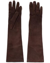Nour Hammour - Suede Gloves - Lyst