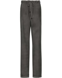 Maison Margiela - Drawstring Straight-Leg Trousers - Lyst