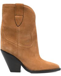 Isabel Marant - Leyane Pointed Toe Ankle Boots - Lyst