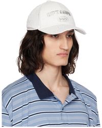 Martine Rose Cut Peak Back Cap in Black for Men | Lyst