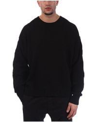 Off-White c/o Virgil Abloh - Diagonal Knit Crewneck Sweatshirt - Lyst