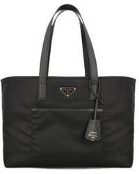 Prada - Re-Edition 1978 Large Re-Nylon And Saffiano Leather Tote Bag - Lyst