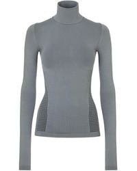 Fendi - High-Neck Ribbed-Knit Ski Jumper - Lyst