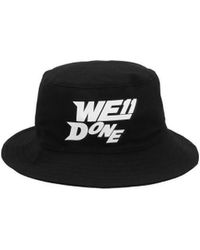 we11done - Logo-Print Detail Bucket Hat - Lyst