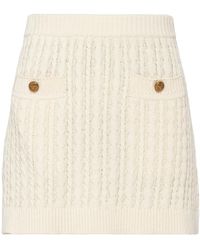 Prada - Knitted Mini Skirt - Lyst
