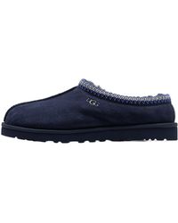 UGG - Suede Stitched Slippers - Lyst