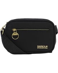 Barbour - Solid Color Crossbody Bag - Lyst