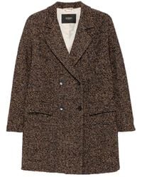 Seventy - Double-Breasted Long-Sleeved Coat - Lyst