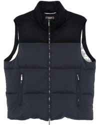 Peserico - Zipper Vest Down Jacket - Lyst