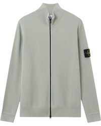 Stone Island - Zip-Up Cardigan - Lyst
