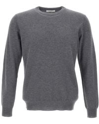 Kangra Cashmere - Kangra Ribbed Trim Knitted Sweater - Lyst