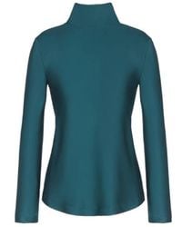 Giorgio Armani - Long-Sleeved Satin Blouse - Lyst