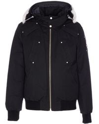 Moose Knuckles - Zip-Up Bomber Jacket - Lyst