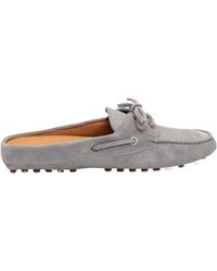Tod's - Glove Gommino Lace-Up Mules - Lyst