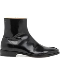 MM6 by Maison Margiela - Polished Ankle Boots - Lyst