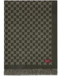 Gucci - Reversible Gg Wool Cashmere Blanket - Lyst