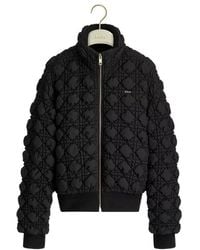 Dior - Zipped Macrocannage Jacket - Lyst
