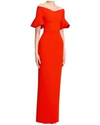Solace London - London Cielo Off-Shoulder Maxi Dress - Lyst