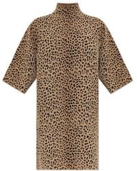 Givenchy - Leopard Jacquard Mini Dress - Lyst