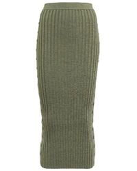 Jonathan Simkhai - Ribbed Knit Midi Skirt - Lyst