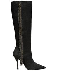 Stuart Weitzman - Crystal Fringe 100Mm Knee-High Boots - Lyst
