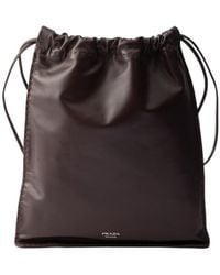 Prada - Wish Nappa Leather Pouch - Lyst