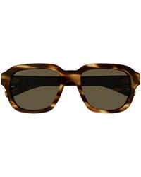Gucci - Eyewear Square Frame Sunglasses - Lyst