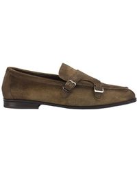 Doucal's - Double Buckle Monk Shoes - Lyst
