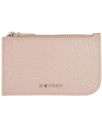 McQueen - Cracked-Effect Zipped Cardholder - Lyst