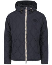 Burberry - Quilted Hooded Jacket - Lyst