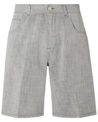 Fendi - Denim Shorts With Belt Loops - Lyst