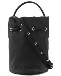 Balenciaga - Wheel Drawstring Bucket Bag - Lyst