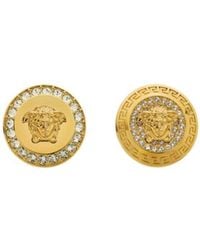 Versace - Embellished Stud Earrings - Lyst