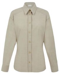 P.A.R.O.S.H. - Button-Fastening Collared Shirt - Lyst
