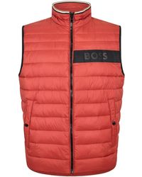 BOSS - Sleeveless Waistcoat - Lyst