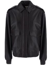 Arma - Long-Sleeve Leather Jacket - Lyst
