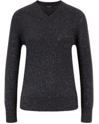 Fabiana Filippi - Sequin Embellished V-Neck Jumper - Lyst